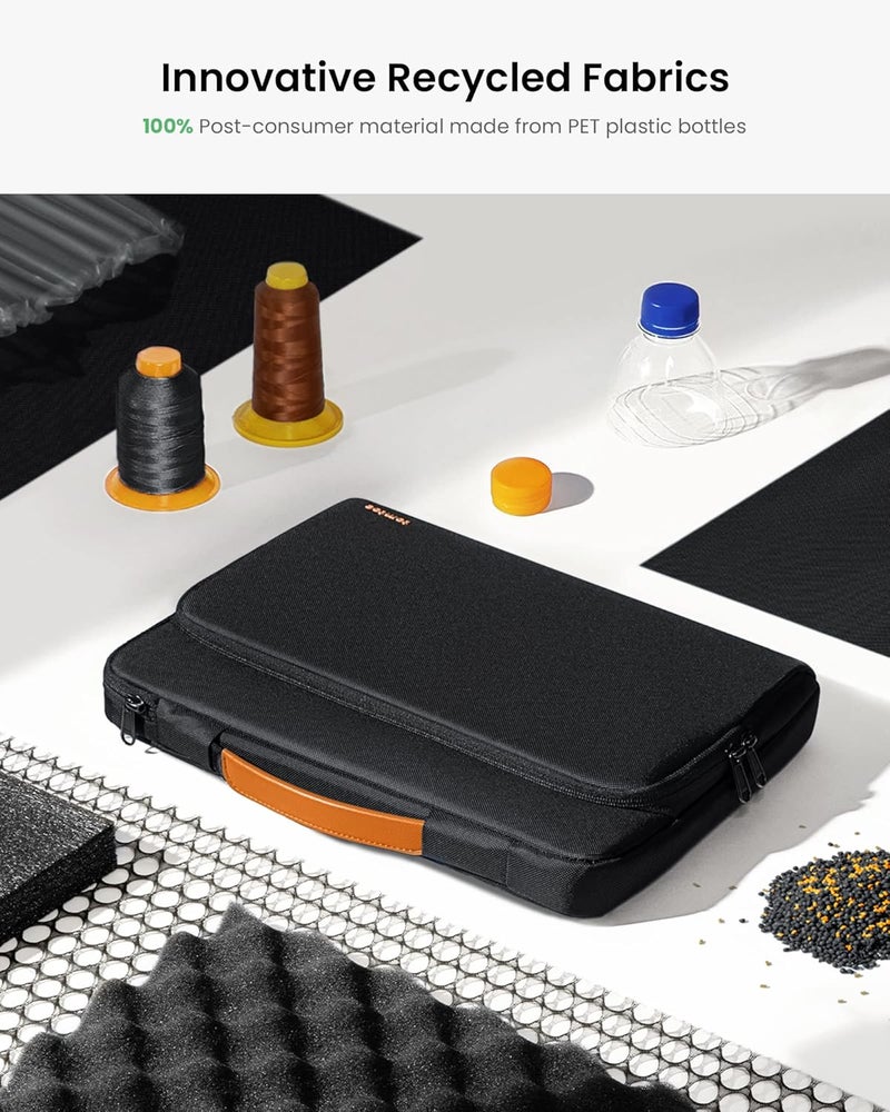 Tomtoc حقيبة حمل لابتوب واقية 360 لجهاز Acer Aspire 5 نحيف مقاس 15.6 بوصة، ASUS Strix G16/G15 مقاس 15.6-16 بوصة، Dell XPS 17، المزيد من Dell Lenovo ThinkPad Chromebook مقاس 15 بوصة - Image 5